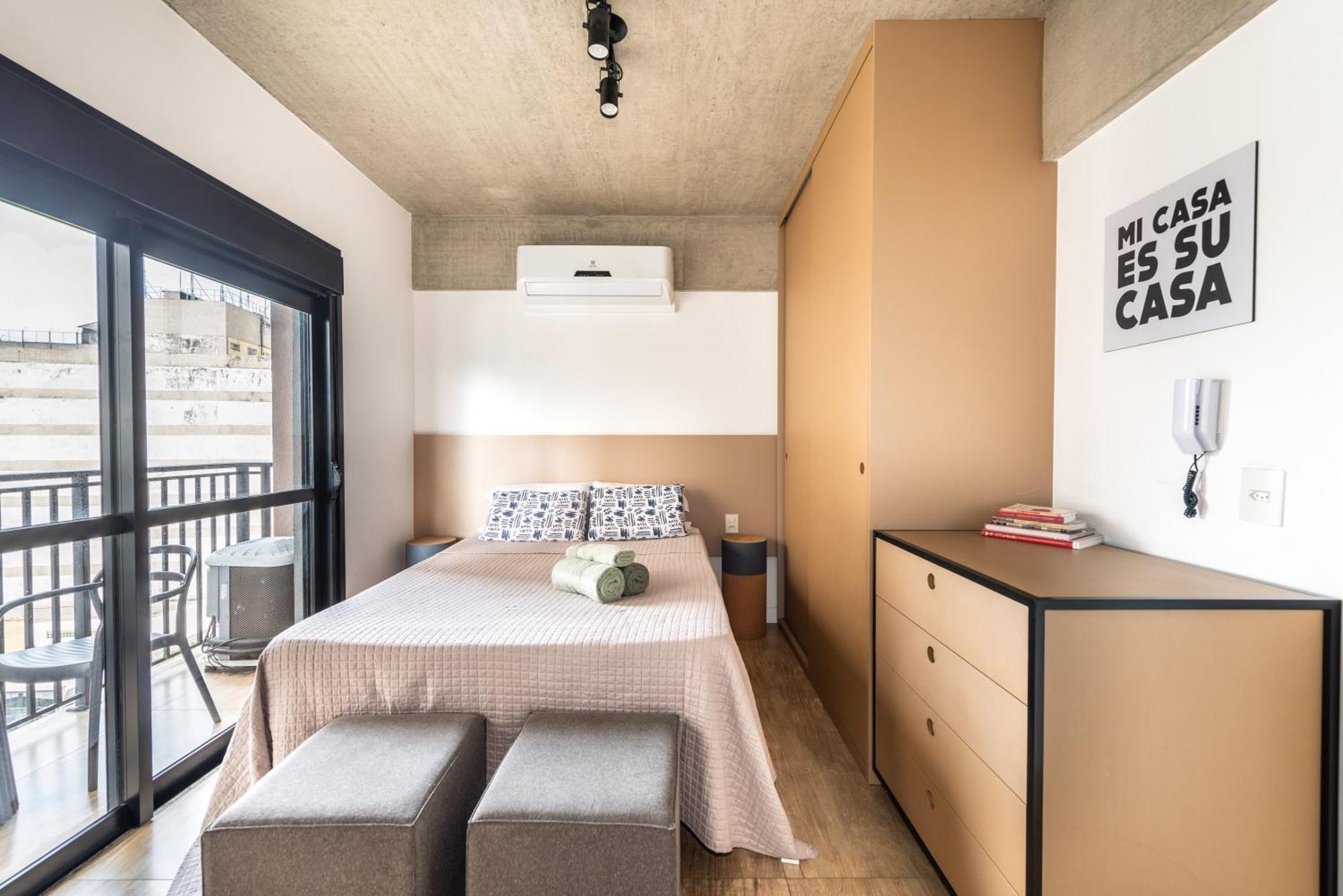 83 New Studio Next Paulista Av, Fast Wifi And Balcony São Paulo Eksteriør bilde
